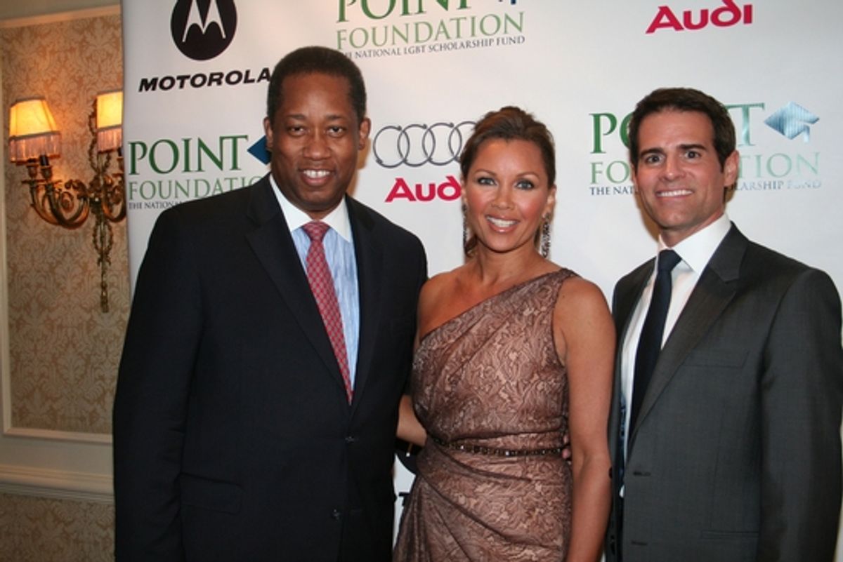 Chris Simmons, Vanessa Williams and Michael D. Poirier at 