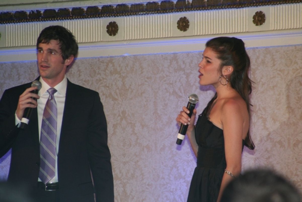 Matt Cavenaugh and Josefina Scaglione at 2009 Point Foundation Honors
