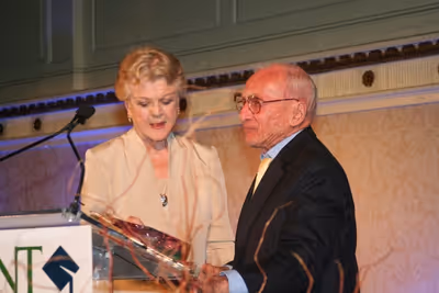 Angela Lansbury and Arthur Laurents Photo