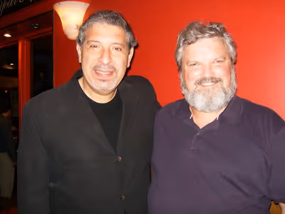 Max McLean and Jeffrey Fiske Photo