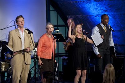 Dashiell Eaves, Cass Morgan, Mary Faber and Michael McElroy Photo