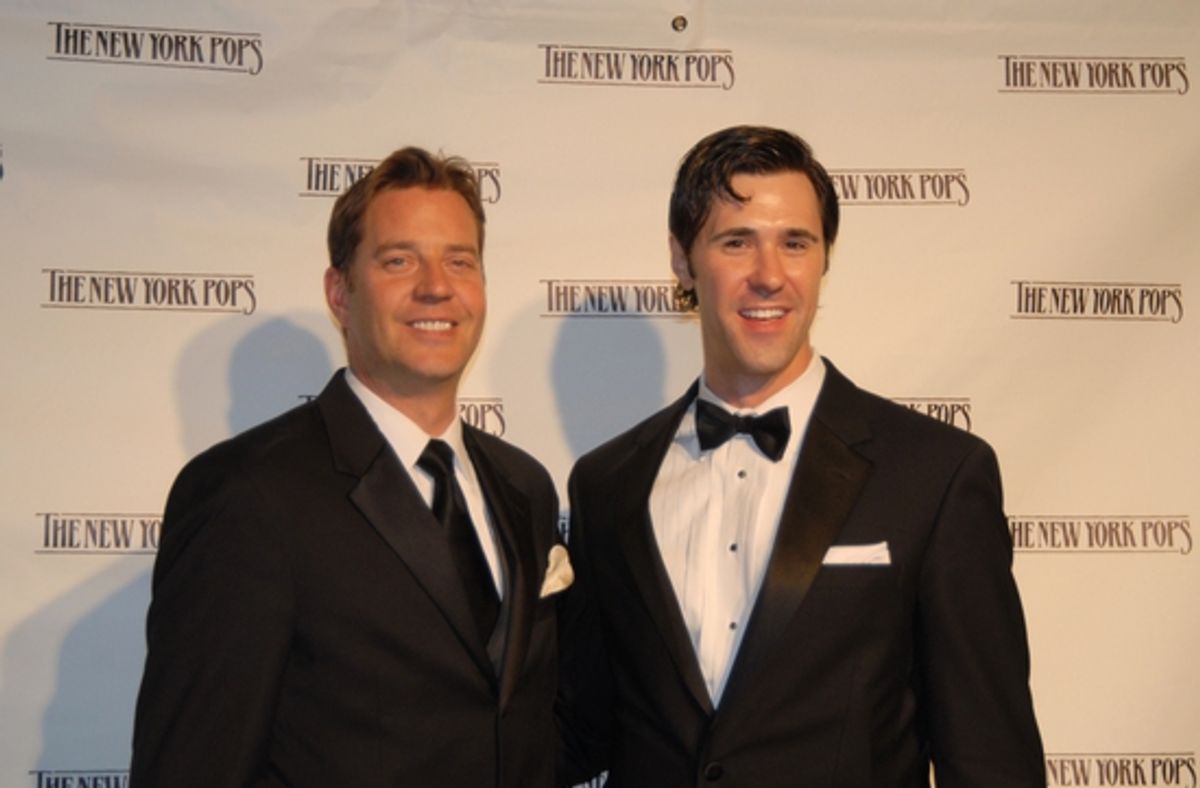 Steven Reinke and Christopher Johnstone at NY POPS Honors 'Feinstein's at Loews Regency' at Carnegie Hall