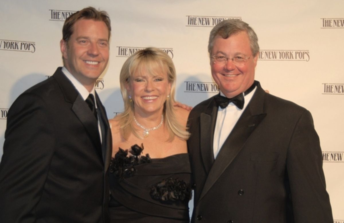 Steven Reineke and Patty Read and James Read at NY POPS Honors 'Feinstein's at Loews Regency' at Carnegie Hall