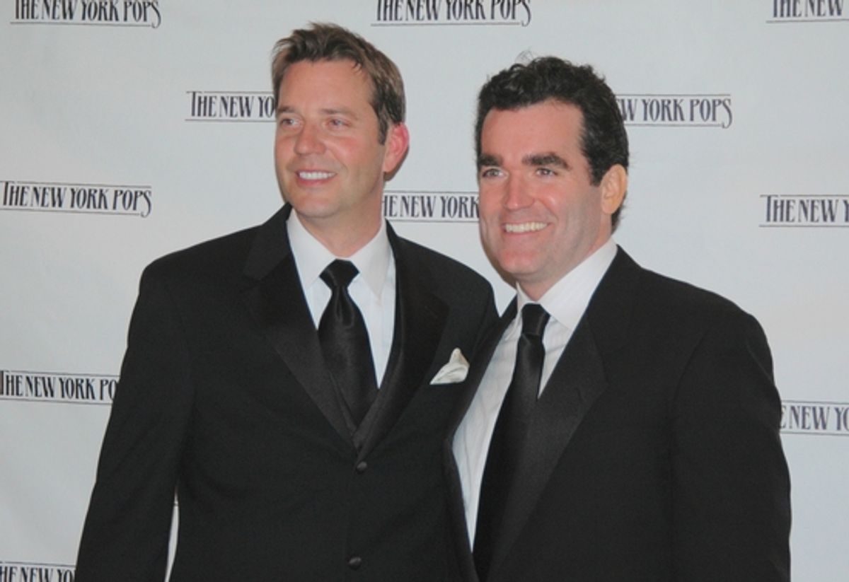 Steven Reineke and Brian d'Arcy James at NY POPS Honors 'Feinstein's at Loews Regency' at Carnegie Hall