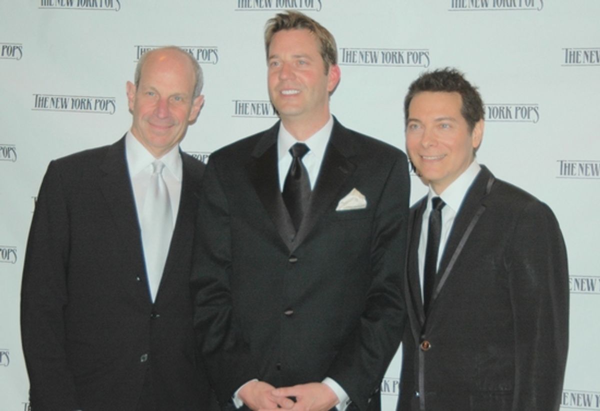 Jonathan Tisch, Steven Reineke, and Michael Feinstein at 