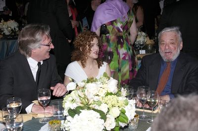Eric Schaeffer, Bernadette Peters and Stephen Sondheim Photo