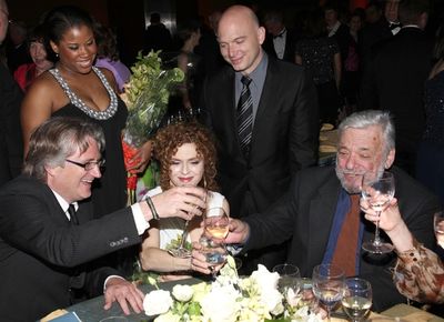 Eric Schaeffer, Bernadette Peters, Michael Cerveris and Stephen Sondheim Photo