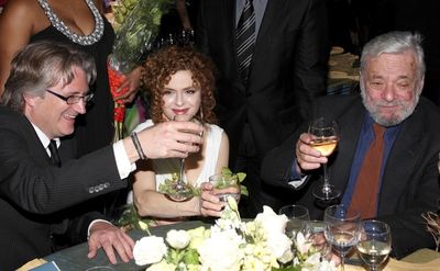 Eric Schaeffer, Bernadette Peters and Stephen Sondheim Photo