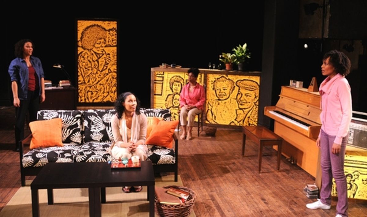 Linda Powell, Kim Brockington, Denise Burse and Eisa Davis at 