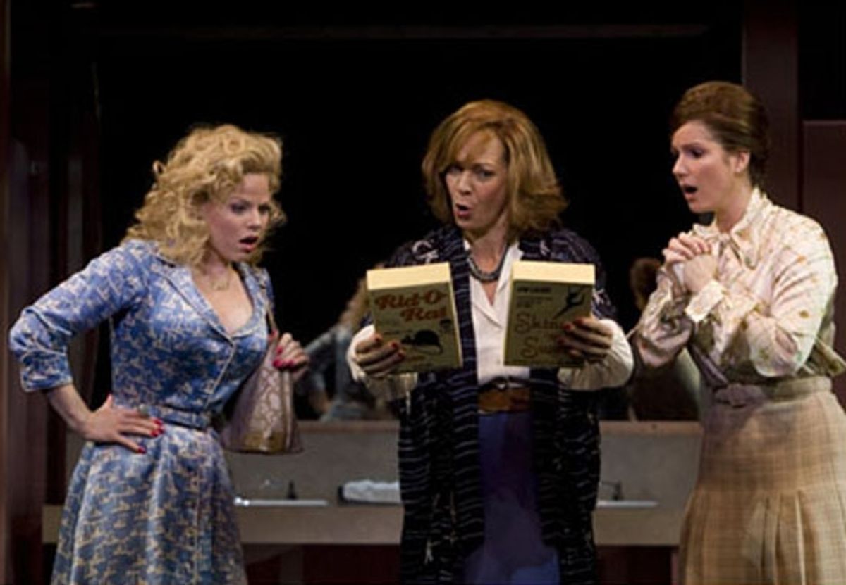 Megan Hilty, Allison Janney, and Stephanie J. Block at 