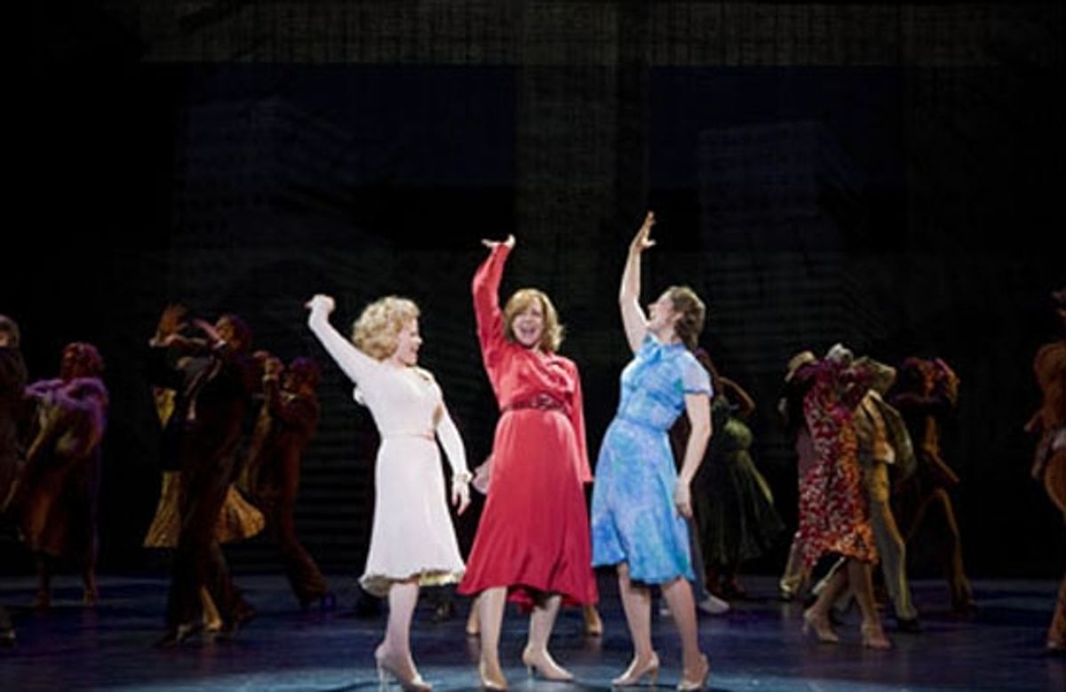 Megan Hilty, Allison Janney, Stephanie J. Block and the cast at 