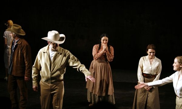 John Dossett, Lewis Cleale, Mariand Torres, Judy Blazer and Betsy Morgan Photo