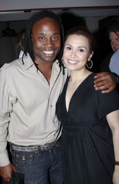 Billy Porter and Lea Salonga at Upright Cabaret Photo