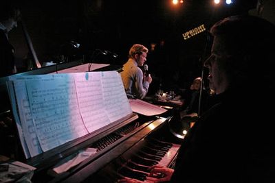 Tim Draxl and Michael Orland at Upright Cabaret Photo