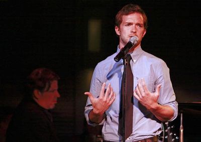 Tim Draxl and Michael Orland at Upright Cabaret Photo