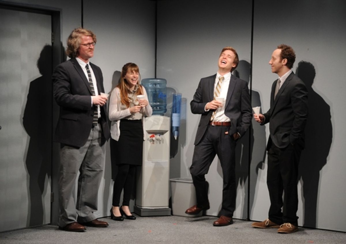 C.J. Wilson, Aya Cash, Daniel Abeles and Joey Slotnick at 