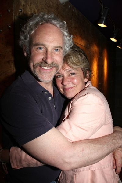 John Dossett with his wife Michele Pawk Photo