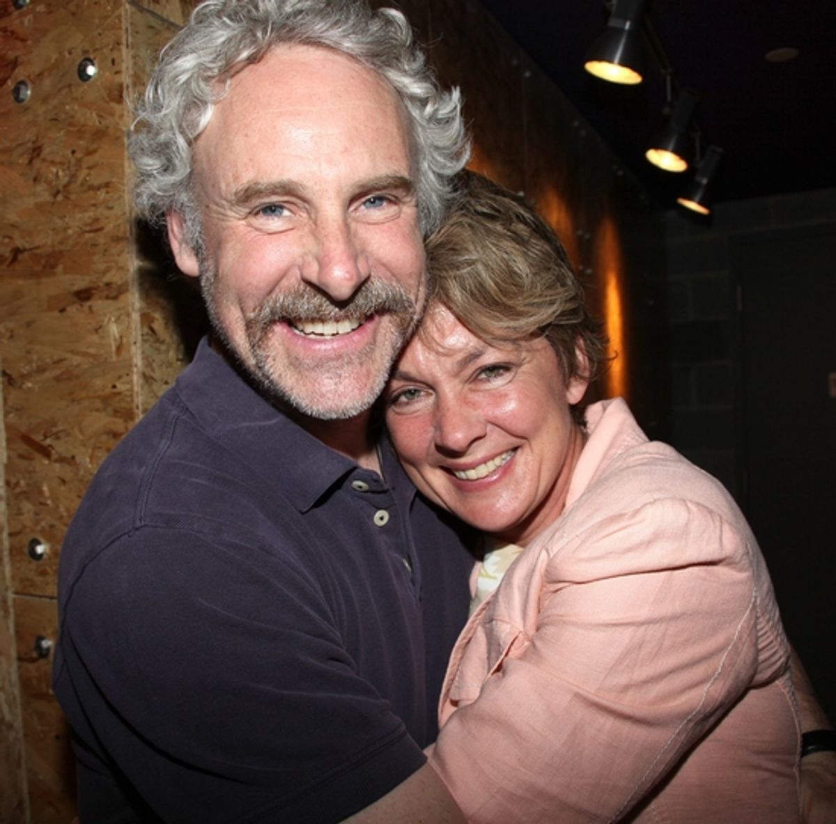 John Dossett with his wife Michele Pawk at 