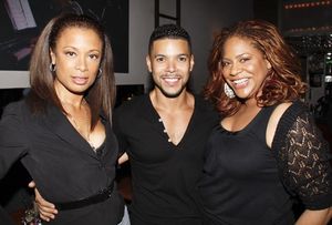 Valarie Pettiford, Wilson Cruz and Kim Coles at Upright Cabaret Photo