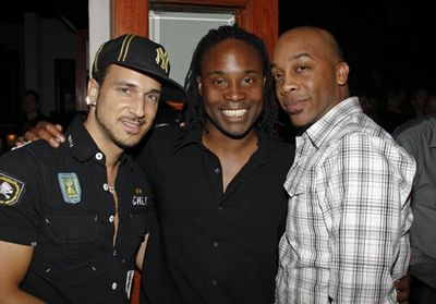 Ari Gold, Billy Porter and Rahsaan Patterson at Upright Cabaret Photo