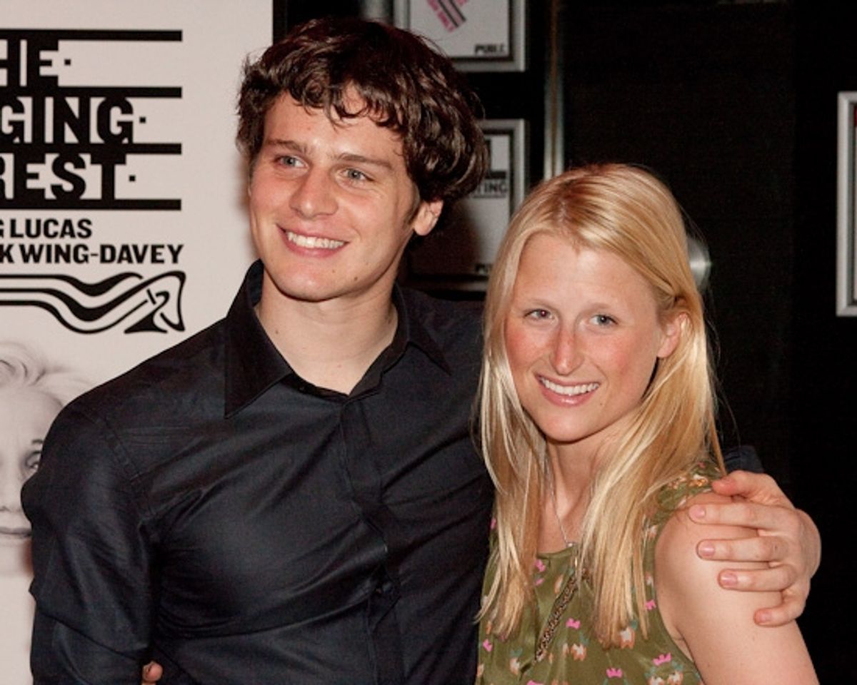 Jonathan Groff and Mamie Gummer at 