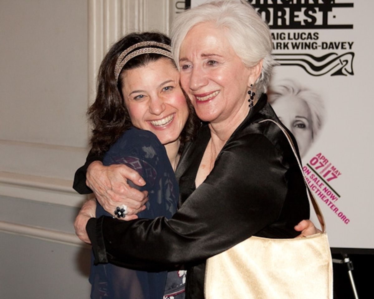 Susan Pourfar and Olympia Dukakis at 