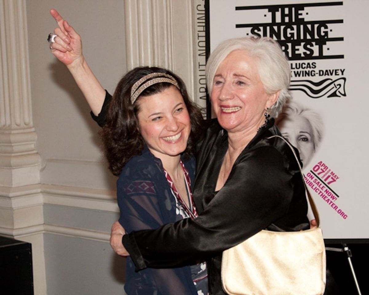 Susan Pourfar and Olympia Dukakis at 