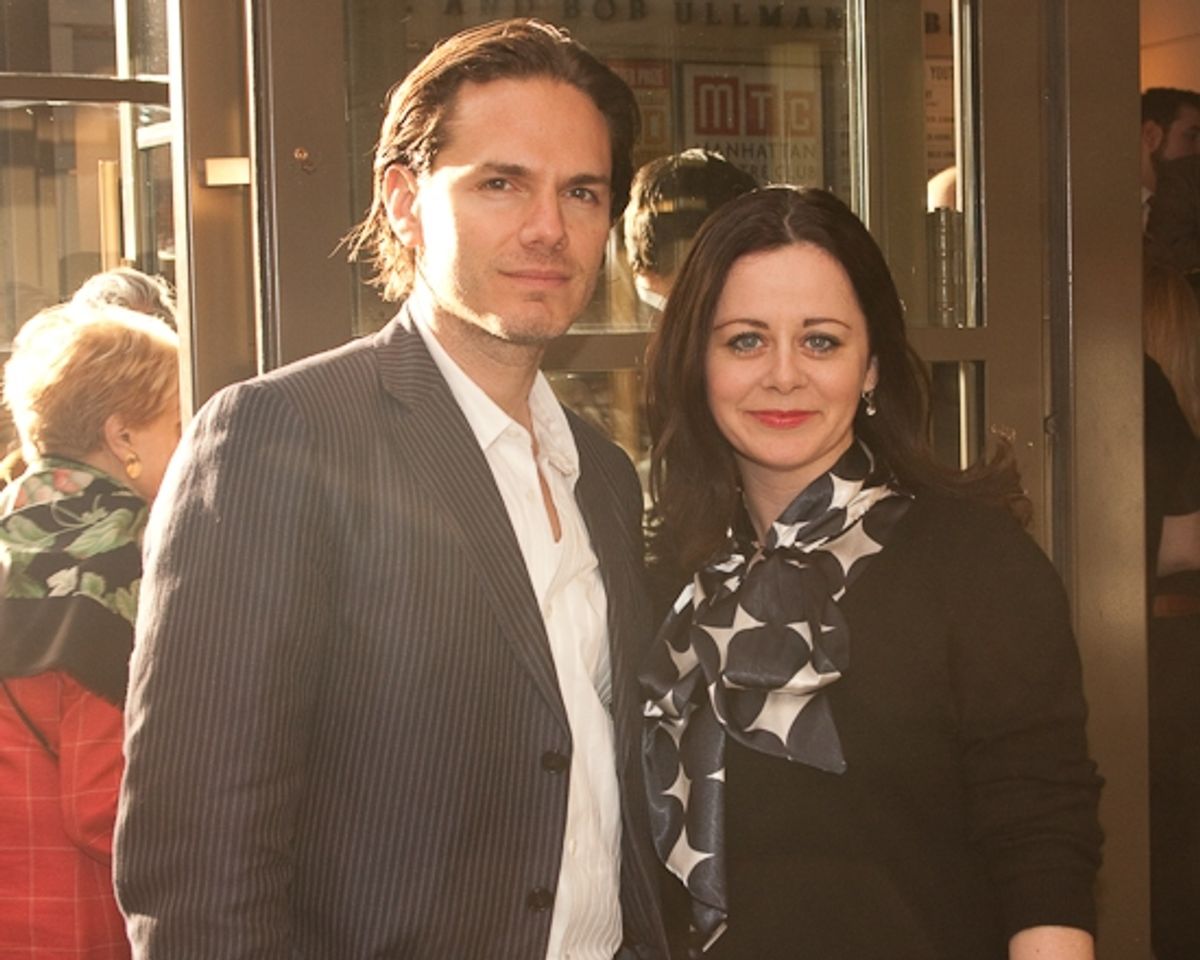 Paul Anthony Stewart and Geraldine Hughes at 