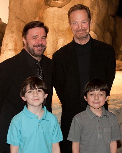 Nathan Lane, Matthew Schechter, Bill Irwin and Cameron Clifford Photo