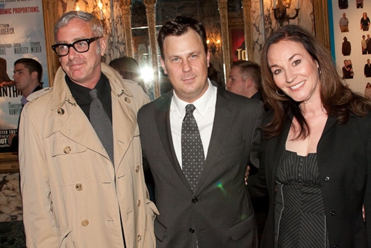 Scott Wittman, Brooks Ashmanskas and friend at 