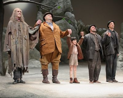 John Glover, John Goodman, Cameron Clifford, Nathan Lane and Bill Irwin Photo