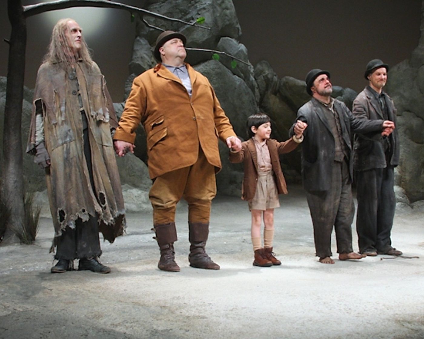 Photo Coverage: 'Let's Go, Yes, Let's Go!' WAITING FOR GODOT - Opening Night Curtain Call  Image