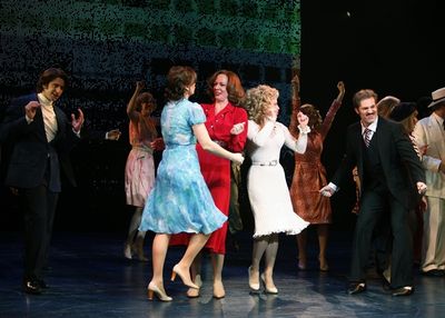 Andy Karl, Stephanie J. Block, Allison Janney, Megan Hilty and Marc Kudisch Photo
