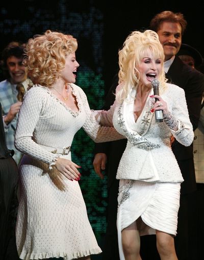 Megan Hilty and Dolly Parton Photo