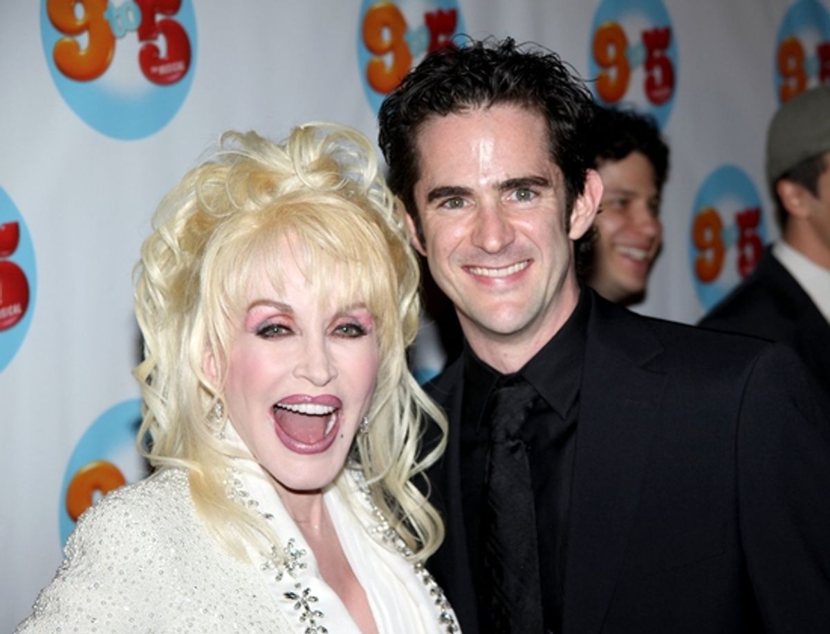 Dolly Parton and Andy Blankenbuehler at 