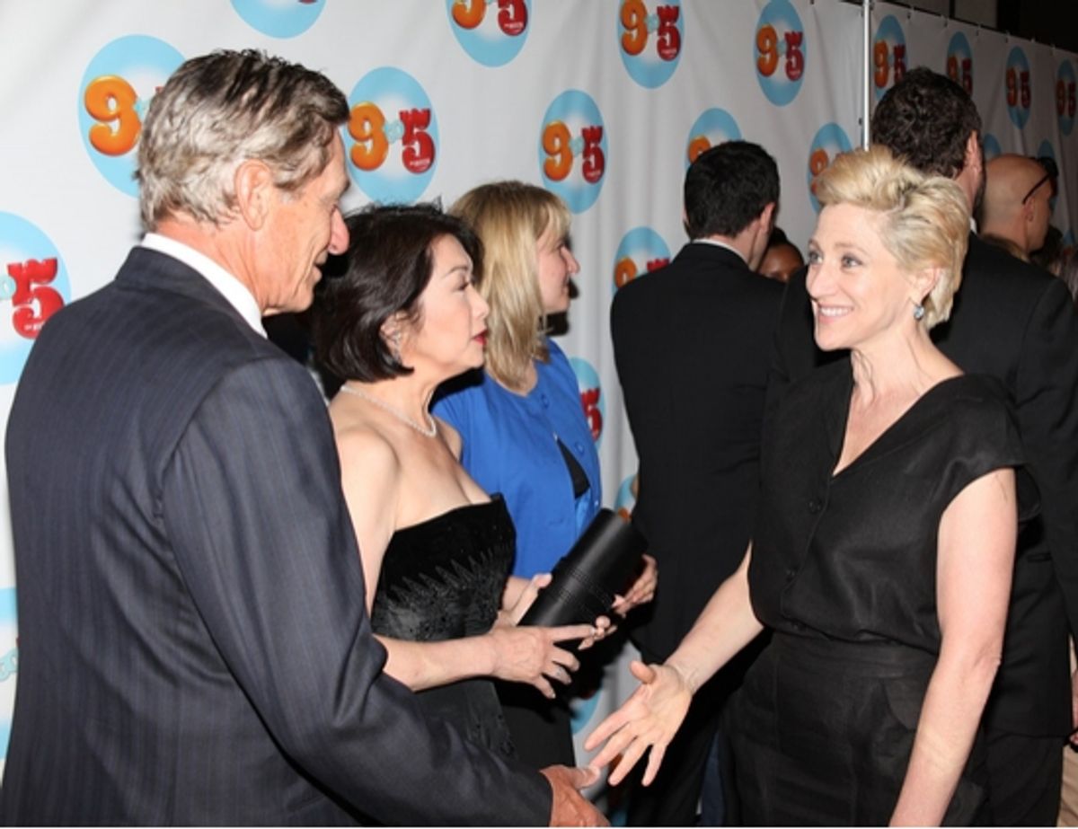 Maury Povich, Connie Chung and Edie Falco at 