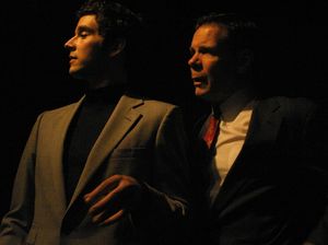 Thomas Jay Ryan and Michael Urie @ BroadwayWorld Thomas Jay Ryan and Michael Urie Photo