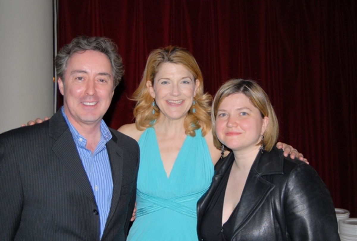 Tom Reidy, Victoria Clark and Mary Mitchell Campbell at Collegiate Chorale's Spring Benefit 'SING HAPPY'