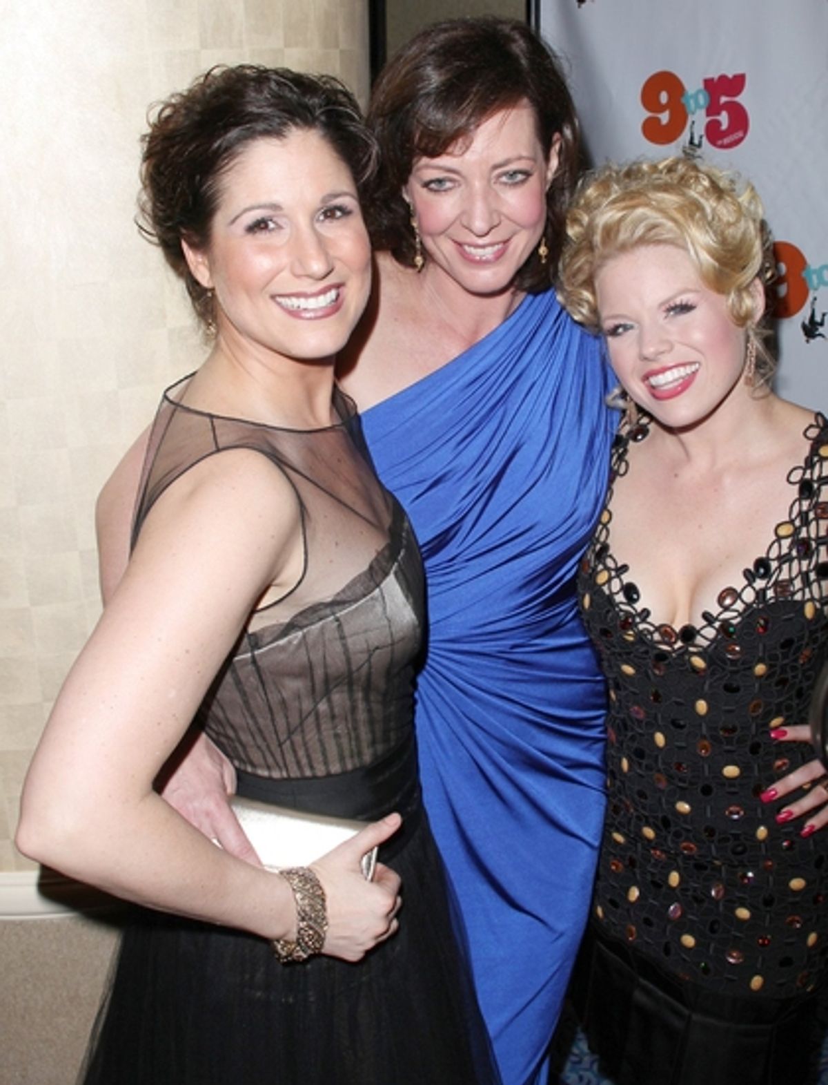 Stephanie J. Block, Allison Janney and Megan Hilty at 