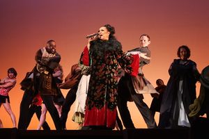 Aisha de Haas in the opening number Photo