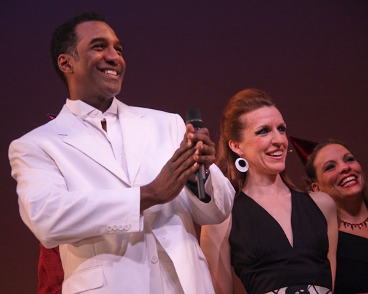 Norm Lewis and Susan Blackwell at BC/EFA Easter Bonnet Competition