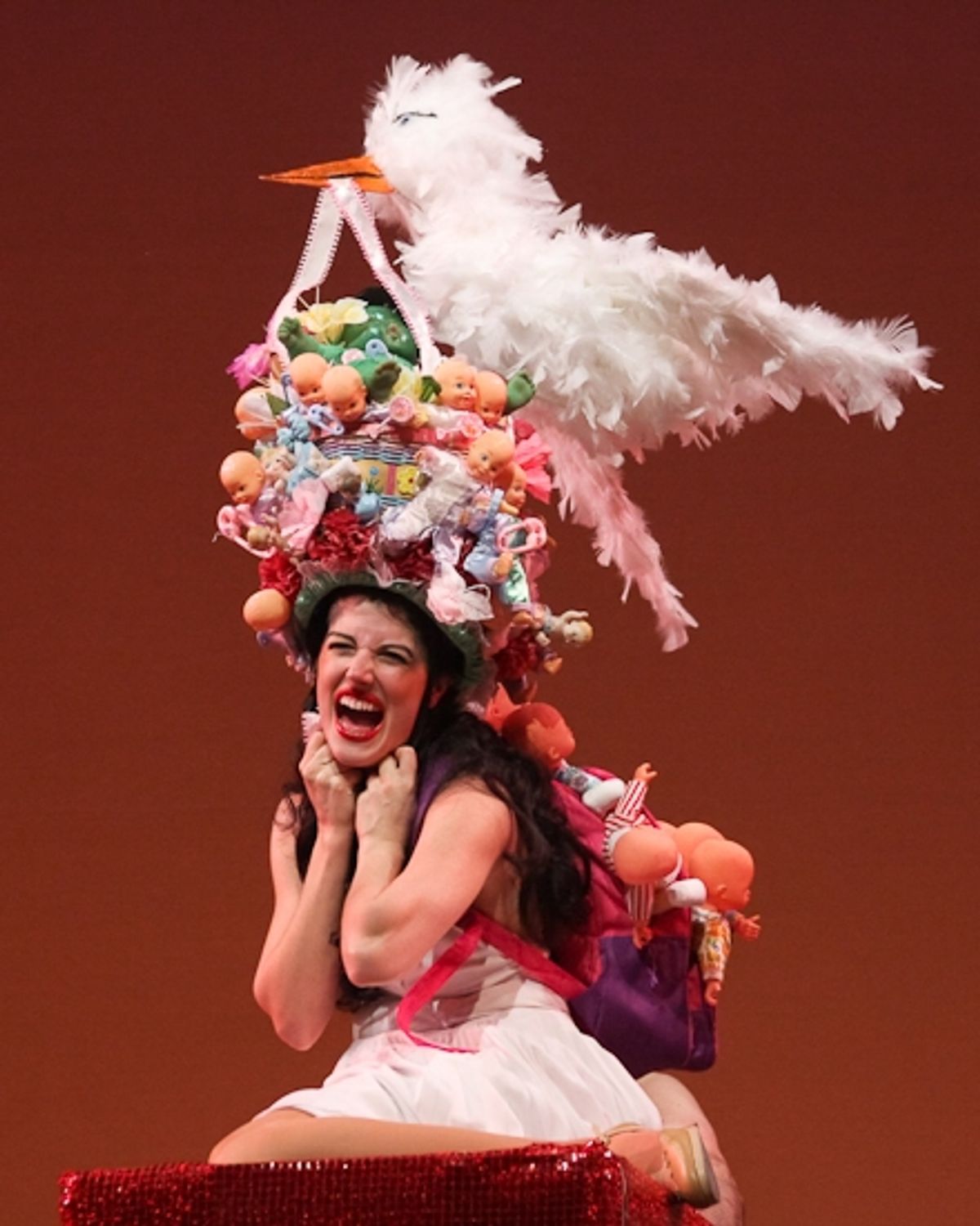 Nicole Parker at BC/EFA Easter Bonnet Competition