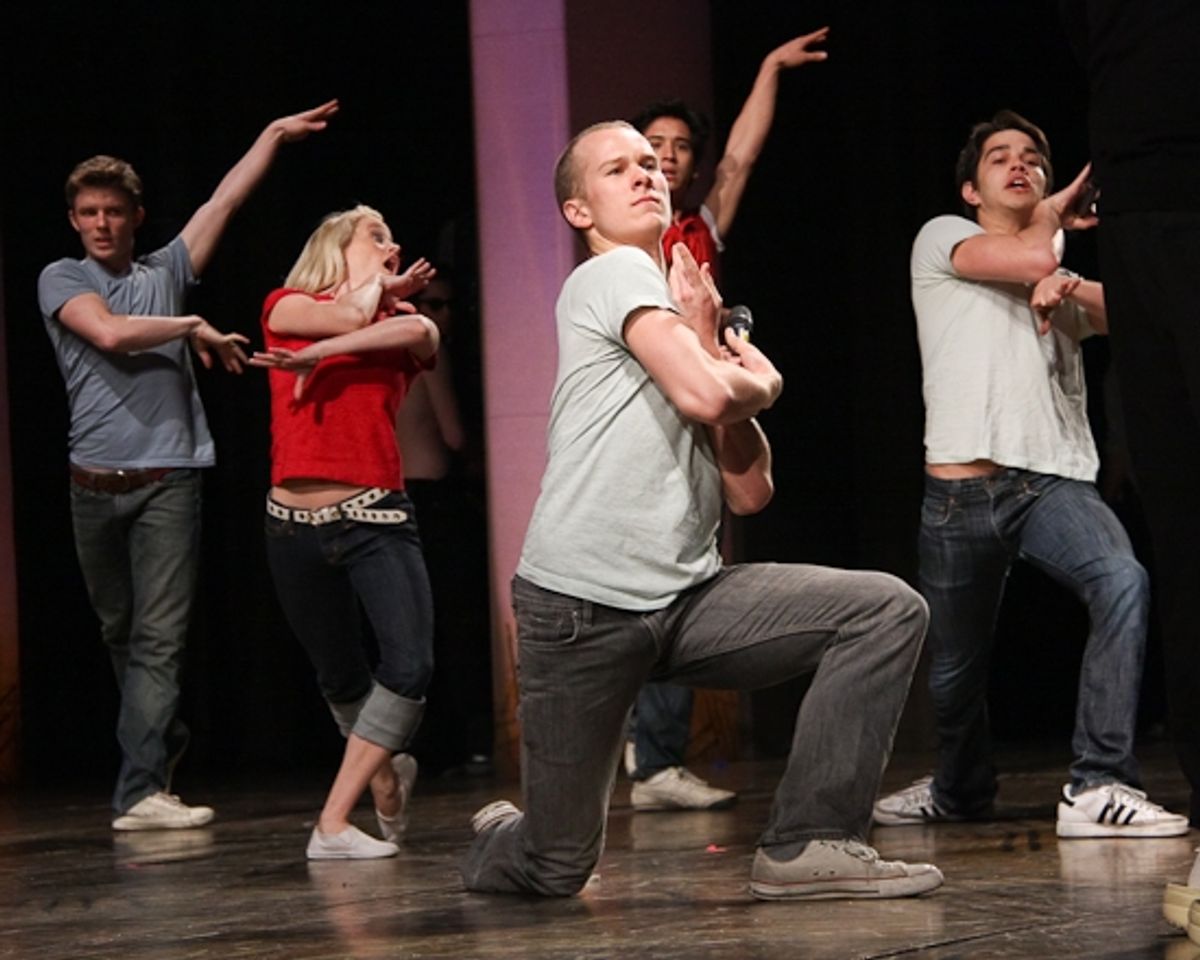 Ryan Steele and the West Side Story cast at BC/EFA Easter Bonnet Performance Part 2