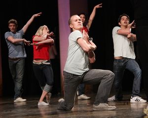 Ryan Steele and the West Side Story cast @ BroadwayWorld Ryan Steele and the West Side Story cast Photo