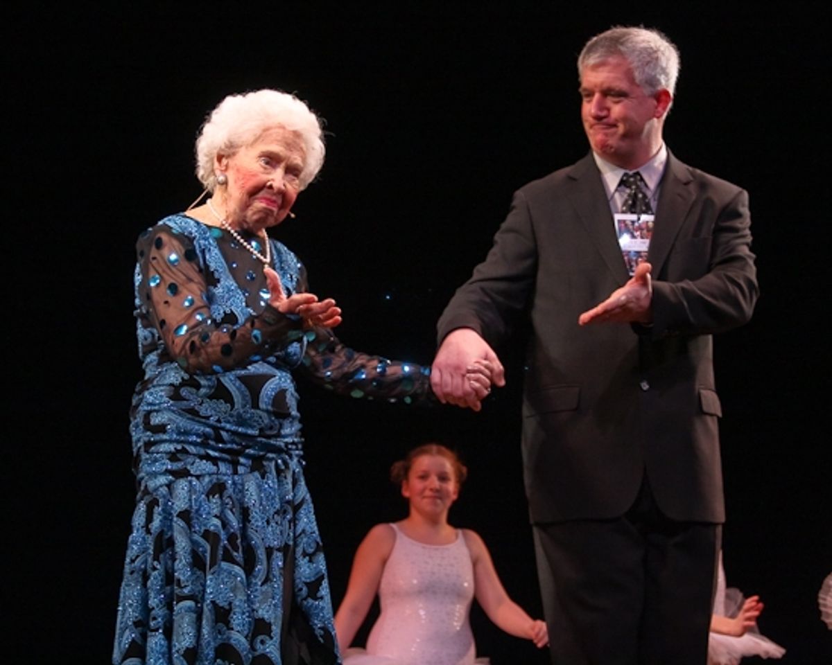 Doris Eaton Travis and Gregory Jbara at 