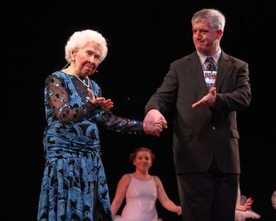 Doris Eaton Travis and Gregory Jbara Photo