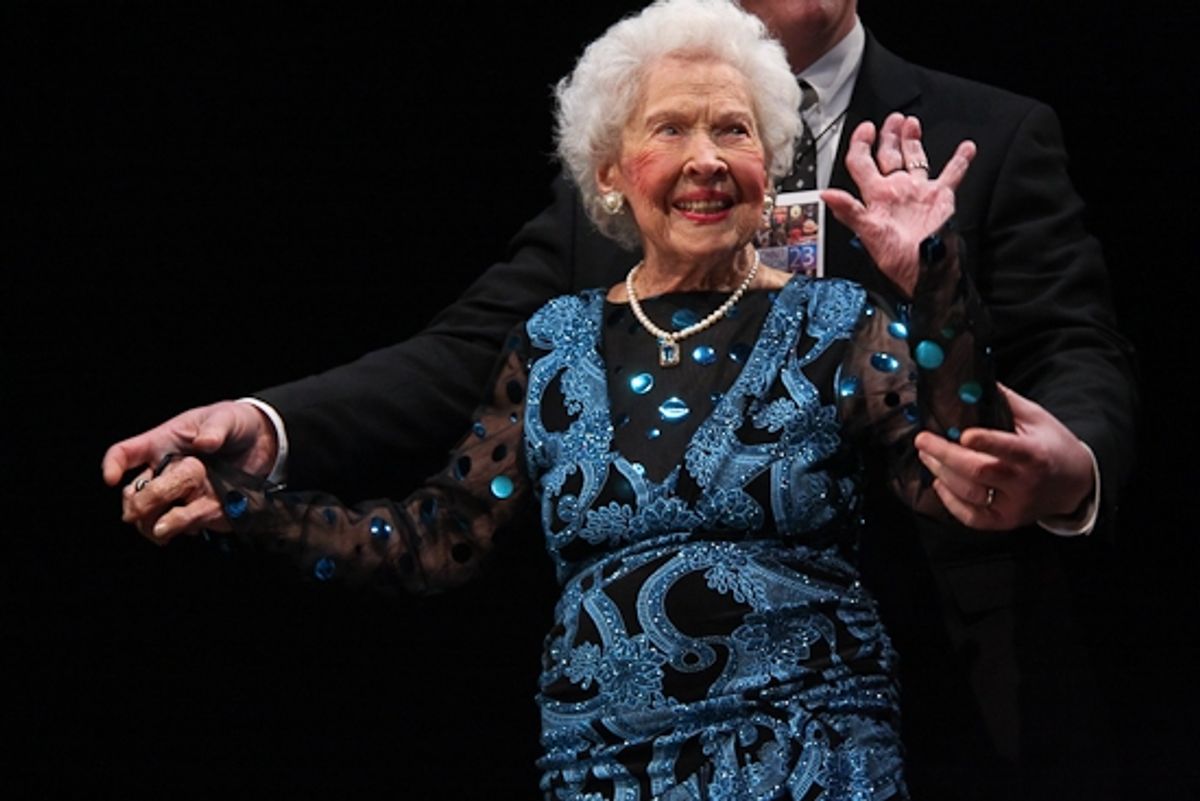 Doris Eaton Travis and Gregory Jbara at 