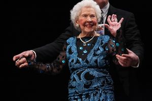 Doris Eaton Travis and Gregory Jbara Photo