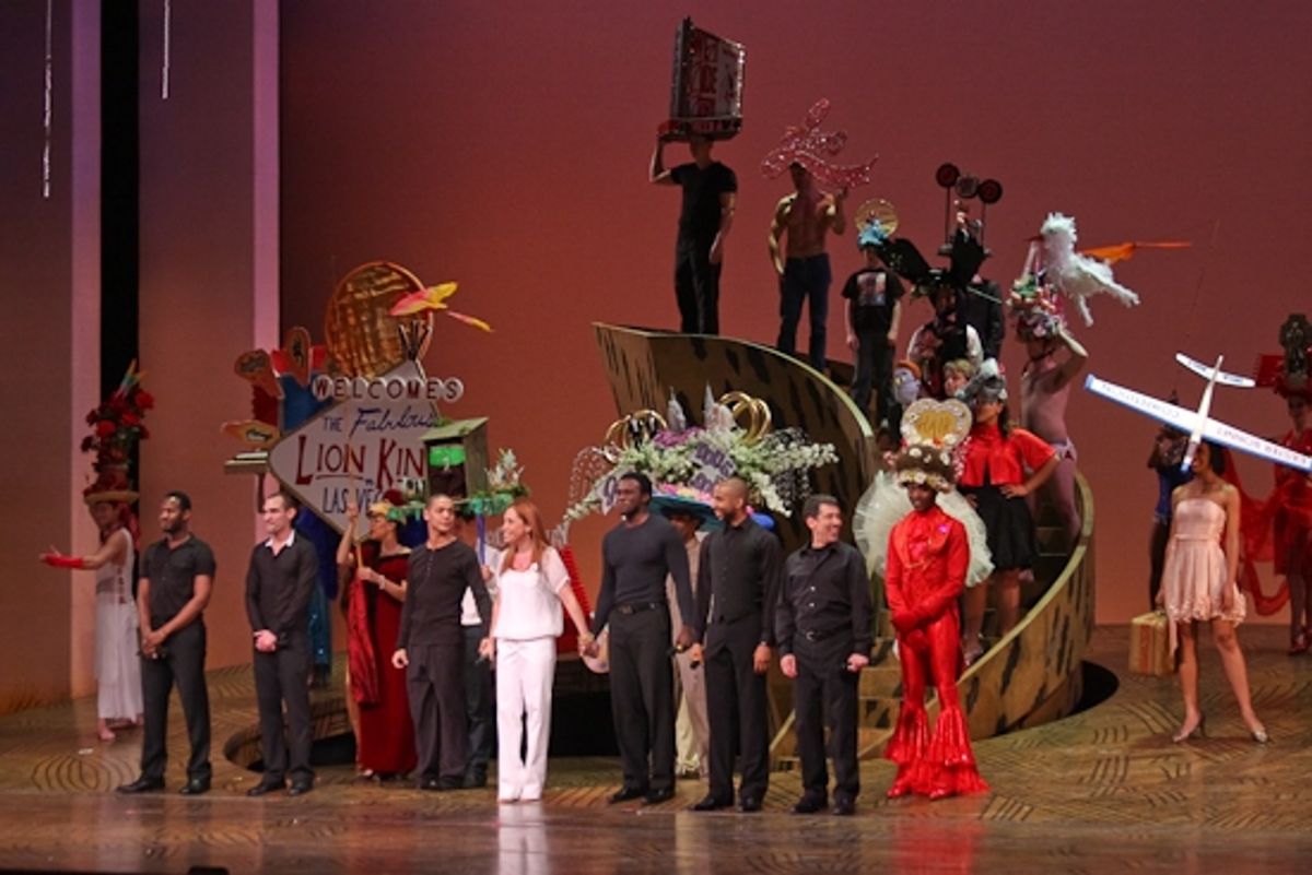 Andrea Burns and the company at BC/EFA Easter Bonnet Performance Part 2