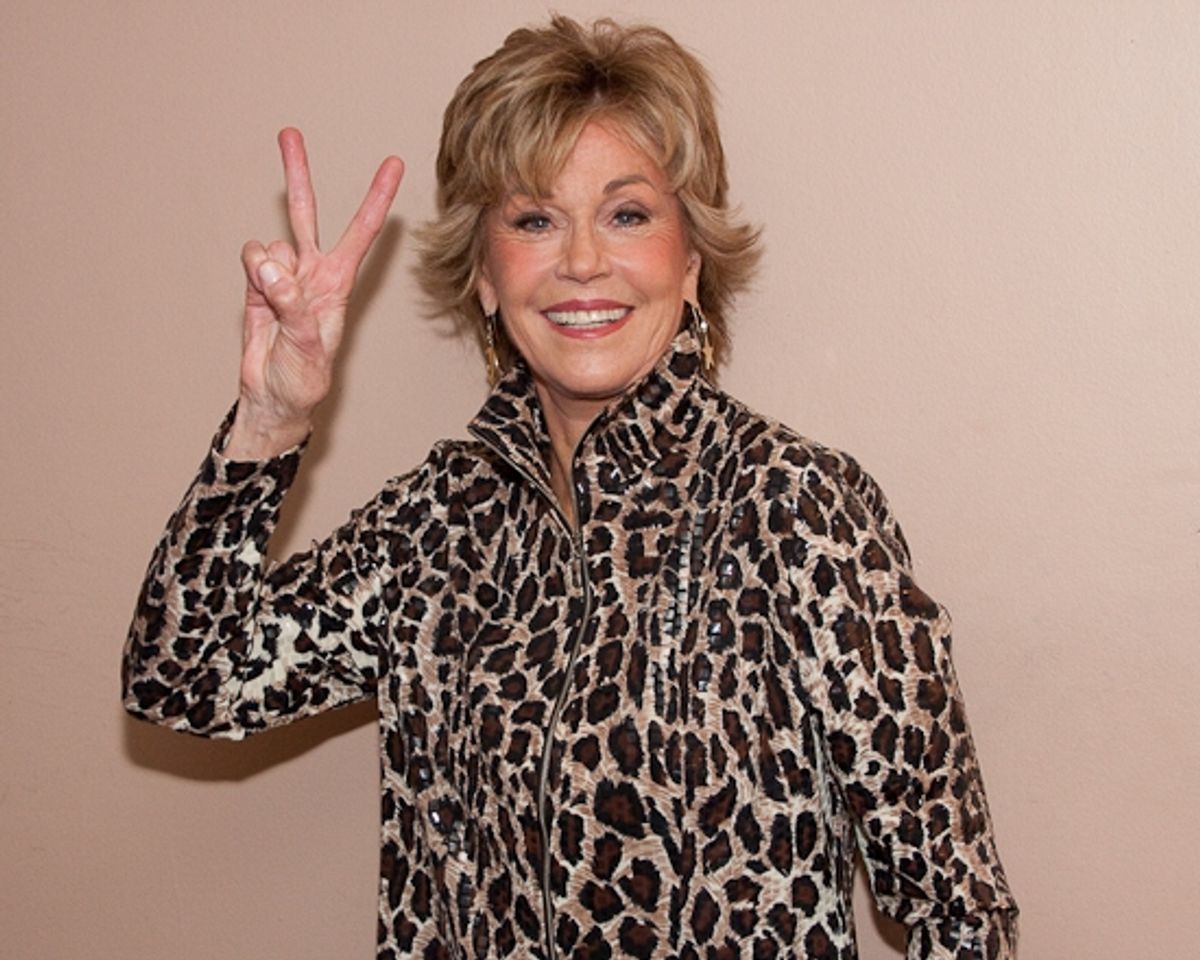 Jane Fonda at BC/EFA Easter Bonnet Performance Part 2